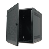 APC NetShelter WX 13U w/Threaded Hole Vertical Mounting Rail Vented Front Door Black