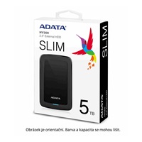 ADATA Externí HDD 2TB USB 3.1 HV300, černý