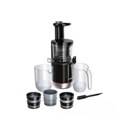 Bosch MESM731M šnekový odšťavňovač, 150 W, nastavení hustoty nápoje, 3 filtry, zpětný chod, černá