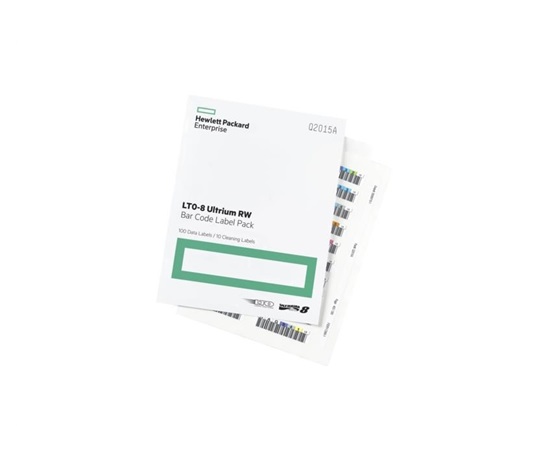 HPE LTO-8 Ultrium RW Bar Code Label Pack