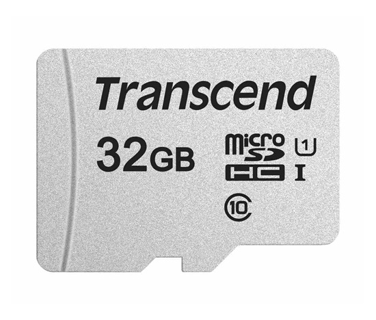 TRANSCEND MicroSDHC karta 32GB 300S, UHS-I U1, bez adaptéru