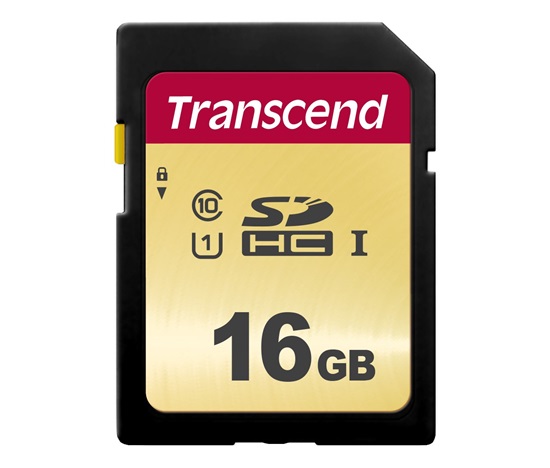 TRANSCEND SDHC karta 16GB 500S, UHS-I U1 (R:95/W:60 MB/s)