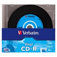 VERBATIM CD-R(10-Pack)Slim/Vinyl/DLP/52x/700MB