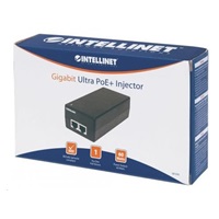 Intellinet Gigabit Ultra PoE+ Injector, 1x 60W port, IEEE 802.3bt, IEEE 802.3at/af
