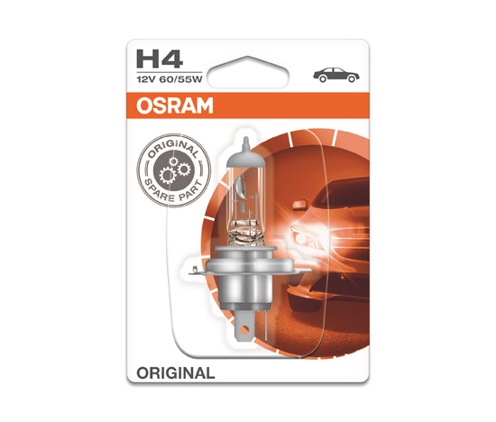 OSRAM autožárovka H4 STANDARD 12V 60/55W P43t (Blistr 1ks)