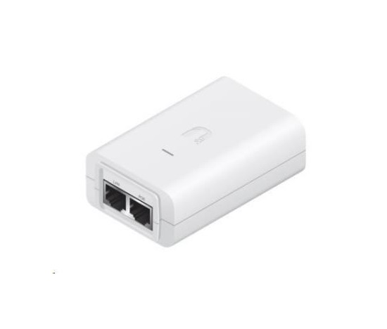 UBNT POE-24-7W-G-WH [Gigabit PoE adapter 24V/0,3A (7W), pro LBE-5AC-Gen2,LBE-5AC-16-120, vč.napájecího kabelu]