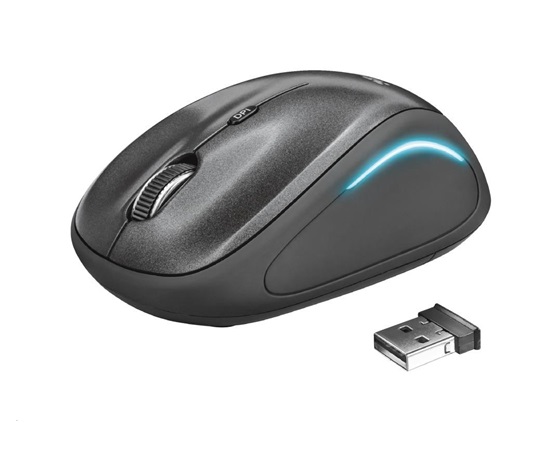 TRUST myš Yvi FX Wireless Mouse - black