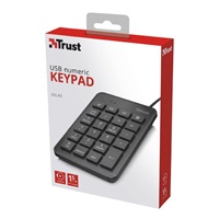 TRUST klávesnice Xalas USB Numeric Keypad