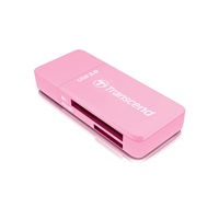 TRANSCEND Card Reader F5, USB 3.0, Red