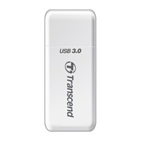 TRANSCEND Card Reader F5, USB 3.0, White