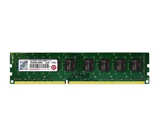 TRANSCEND DIMM DDR3 4GB 1600MHz 2Rx8 CL11