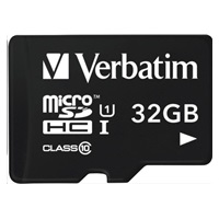 VERBATIM Tablet microSDHC C10/U1 with USB reader 32GB (R:45MB/s, W:10MB/s)