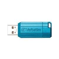 VERBATIM Flash Disk 16GB Hi-Speed Store 'n' Go, Pinstripe, USB 2.0, Caribbean modrá