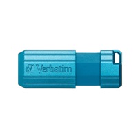 VERBATIM Flash Disk 16GB Hi-Speed Store ‘n‘ Go, Pinstripe, USB 2.0, Caribbean modrá