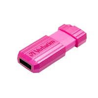 VERBATIM Flash Disk 32GB Hi-Speed Store ‘n‘ Go, Pinstripe, USB 2.0, Hot růžová