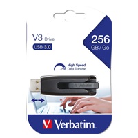 VERBATIM Flash Disk 256GB Store ‘n‘ Go V3, USB 3.0, černá