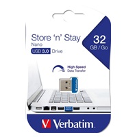 VERBATIM Flash Disk 32GB Store ‘n‘ Stay Nano, USB 3.0