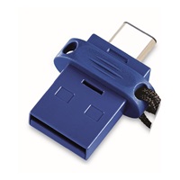 VERBATIM Flash Drive 32GB Store ‘n‘ Go Dual Drive USB 3.0/USB Type-C, modrá
