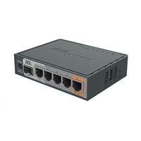 MikroTik RouterBOARD hEX S, 880MHz dual-core CPU, 256MB RAM, 5x LAN, 1x SFP, PoE in/out,USB,microSD slot, vč. L4 licence