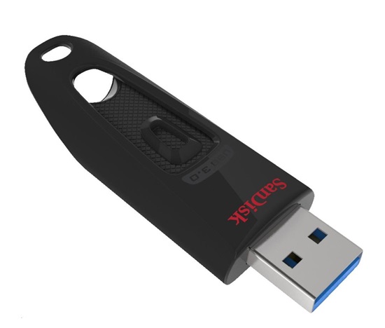 SanDisk Flash Disk 128GB Ultra, USB 3.0, černá (GREAT FOR TV MESSAGE ON PACK)