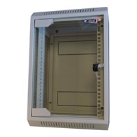 LEXI-Net 10" nástěnný rozvaděč 9U 310x260, skleněné dveře, svařovaný, šedý
