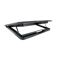 C-TECH chladící podložka pod NTB CLP-140, 15,6", 2x 140mm, 2x USB, modré podsvícení