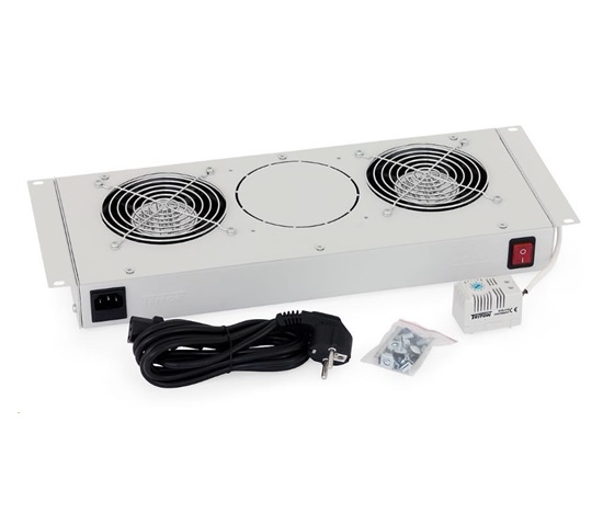 TRITON Ventilační jednotka spodní(horní) pro RBA-A6, RUA-1V-230V/15W termostat, šedá