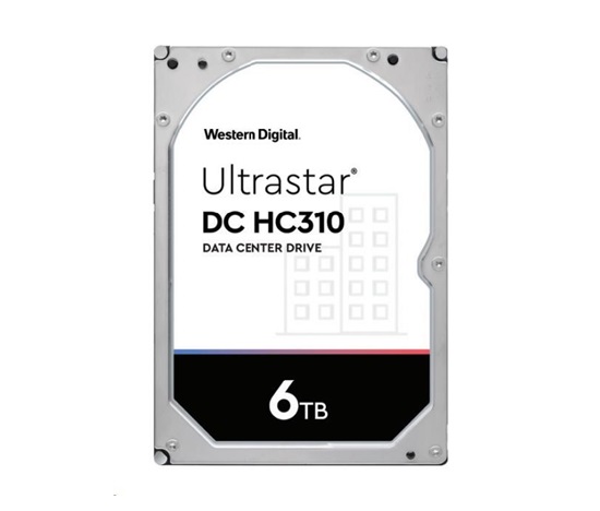 Western Digital Ultrastar® HDD 6TB (HUS726T6TALN6L4) DC HC310 3.5in 26.1MM 256MB 7200RPM SATA 4KN SE