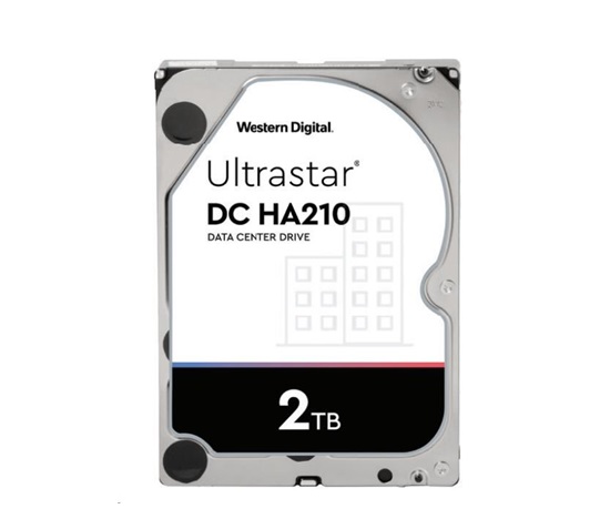 Western Digital Ultrastar® HDD 2TB (HUS722T2TALA604) DC HA210 3.5in 26.1MM 128MB 7200RPM SATA 512N SE (GOLD WD2005FBYZ)