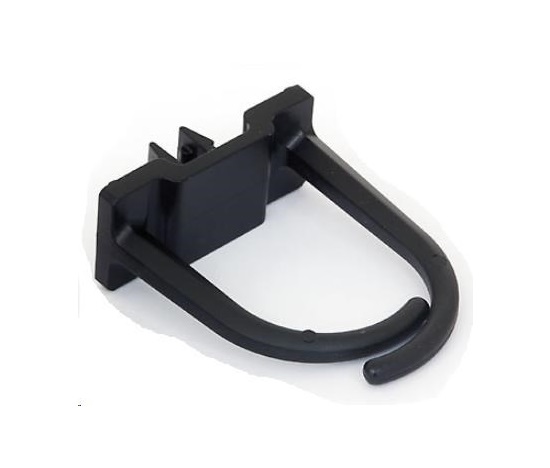 TRITON Plastový háček pro vedení kabeláže malý, 35x30mm, černý