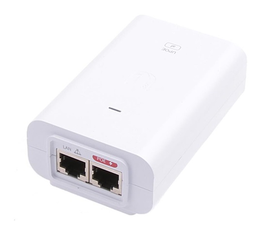 UBNT U-POE-af - Gigabitový PoE Injektor 48V/ 0,32A- bílý