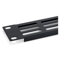 TRITON 19" záslepka 1U perforovaná oválem 36 x 6 mm, černá