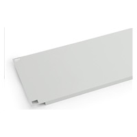 TRITON 19" záslepka, 2U, plastový zámek, šedá