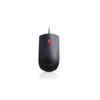 LENOVO myš drátová Essential USB Mouse - 1600dpi, Optical, USB, 3 tlačítka, černá