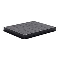 TRITON Kabelová průchodka s molitanovou výplní, šedá