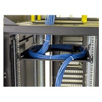 TRITON Držák rezervy kabelů, černý