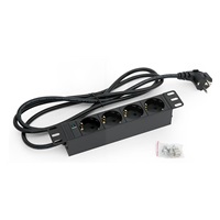 TRITON 10" rozvodný panel 4x230V DIN- 2m, černý