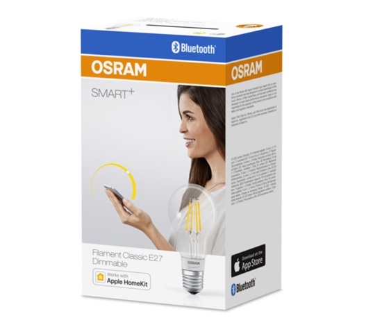 OSRAM SMART+ HomeKit Filament Classic E27 DIM Bluetooth 240V 5,5W (krabička 1ks) 20000h