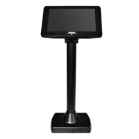 Virtuos 7" LCD barevný zákaznický displej Virtuos SD700F, USB, černý