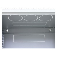 TRITON 19" jednodílný rozvaděč 12U/400mm, odnímatelné boční kryty