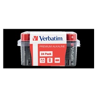 VERBATIM Alkalická Baterie AA 24 Pack / LR6