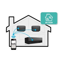 Orava PEGASUS 1 reproduktor, 22.5 W, subwoofer, WiFi, Bluetooth, AUX vstup, Multiroom systém, černá