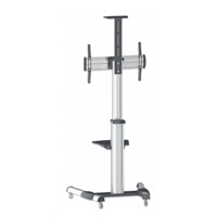 MANHATTAN Stojan TV, multifunkční  (-12° ~ 5°, 37"-70", max. 50kg) černo-stříbrné