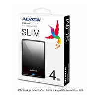 ADATA Externí HDD 1TB 2,5" USB 3.0 DashDrive HV620S, černá