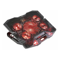 EVOLVEO Ania 5R, chladicí podstavec pro notebook, červené podsvícení