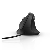 Hama vertikální ergonomická kabelová myš EMC-500, 6 tlačítek, černá