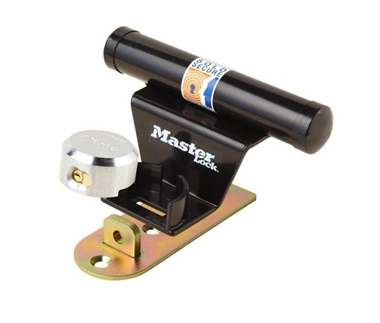 MasterLock 1488EURDAT zámek pro garážová vrata, na klíč, černá