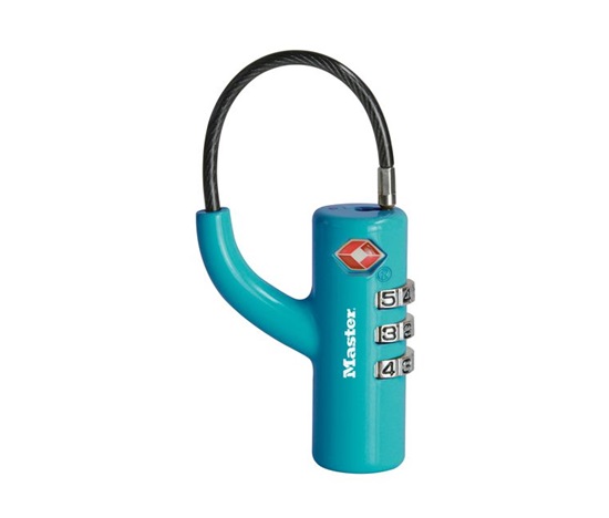 MasterLock TSA 4717EURDBLU Visací kombinační zámek