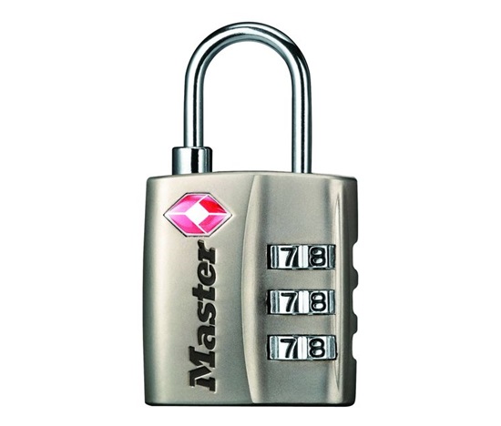 MasterLock TSA 4680EURDNKL Visací kombinační zámek