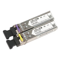 MikroTik SFP (miniGBIC) modul S-45/54LC80D, SM, 80km, 1.25G (pár)